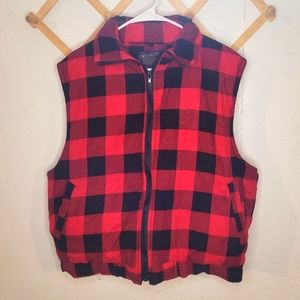 Woodland Buffalo plaid vest